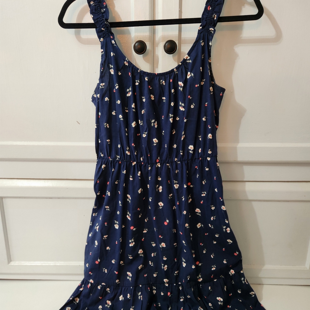 Banana Republic Navy Floral Mini Dress